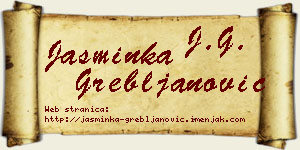 Jasminka Grebljanović vizit kartica